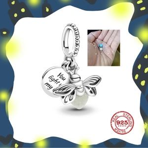 NWOT Glow-in-the-dark Firefly Dangle Charm Fit Pandora